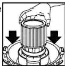 Shop-Vac 9625910 - INSTALACION Y MANTENIMIENTO DEL FILTRO (CONT.) - 1