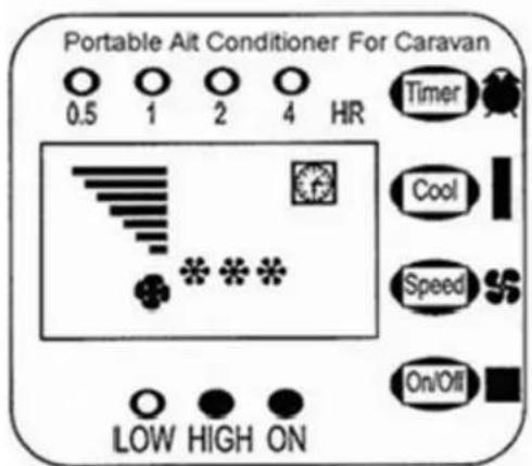 Eurom AC2401 - Kjølingknapp (kjøl) - 3