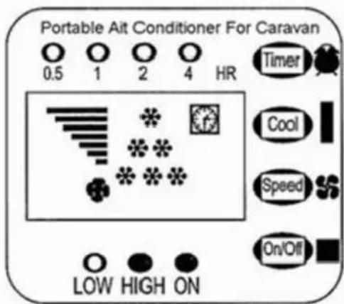 Eurom AC2401 - COOL-knapp - 4