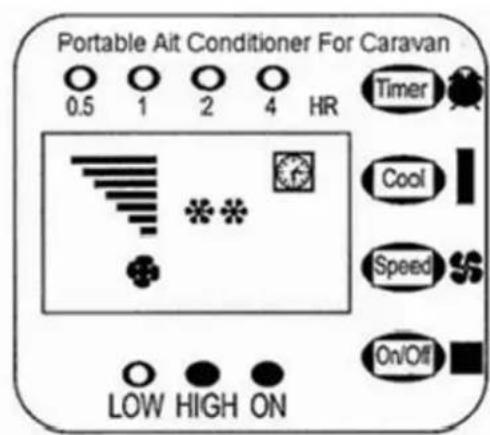 Eurom AC2401 - Tastodi raffreddamento (cool) - 2