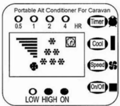 Eurom AC2401 - Koeling knop (cool) - 4