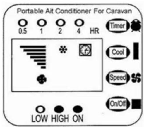 Eurom AC2401 - Tastodi raffreddamento (cool) - 1