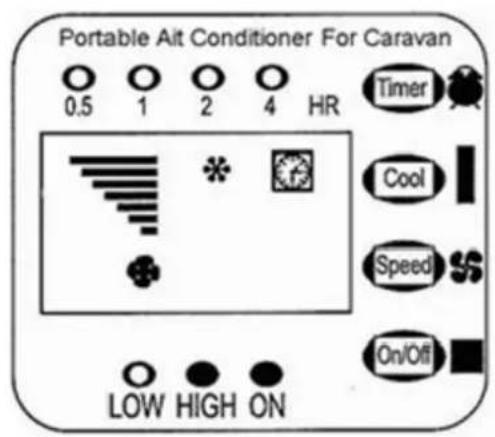 Eurom AC2401 - Cooling button (cool) - 1