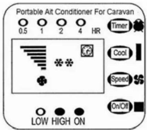 Eurom AC2401 - Koeling knop (cool) - 2