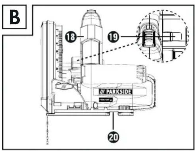 PARKSIDE PTSS 1200 B1 - PLUNGE SAW - 3