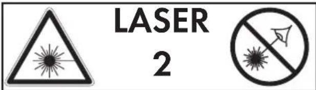 PARKSIDE PSTK 800 B2 - AVISO! Proteja-se de radiação laser: - 1