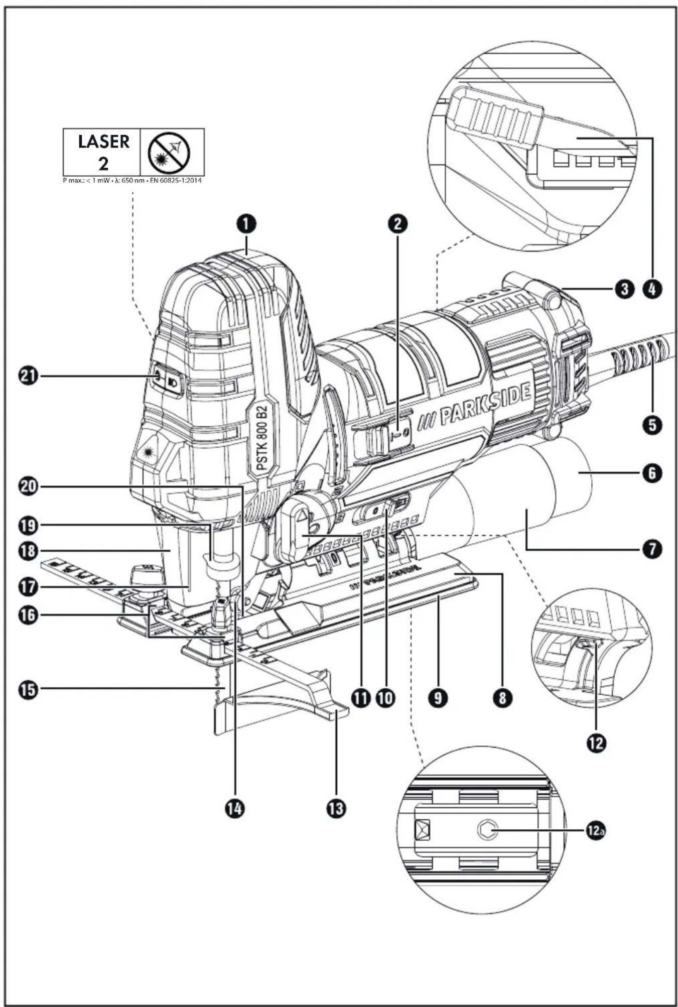 PARKSIDE PSTK 800 B2 - JIGSAW - 1