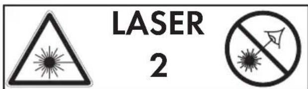 PARKSIDE PSTK 800 B2 - i AVERTENCIA! Protejase de la radiacion laser: - 1