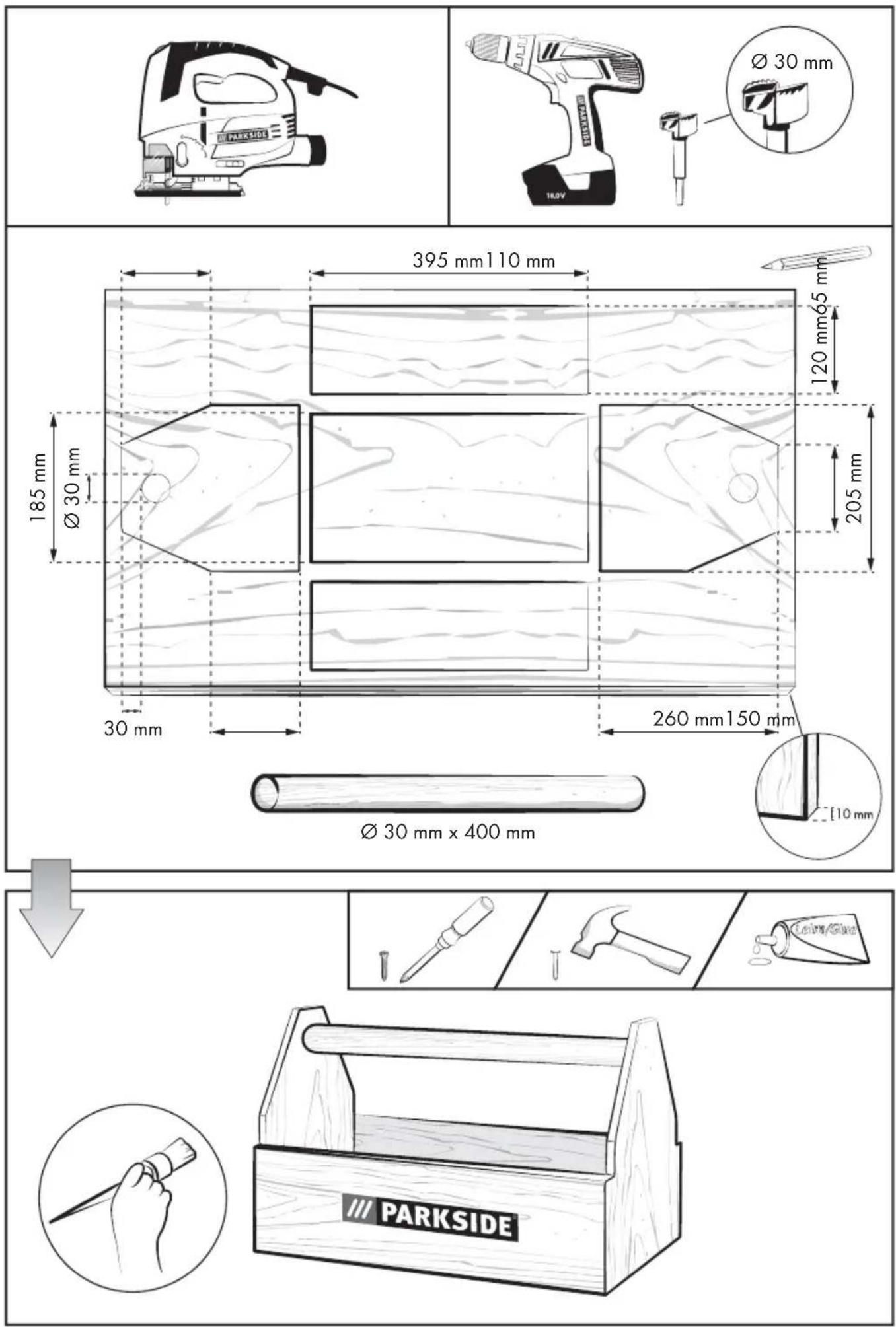 PARKSIDE PSTD 800 B1 - PENDULSTIKSAV - 2