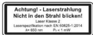 PARKSIDE PKS 1500 A2 - Classe de laser 2 - 1