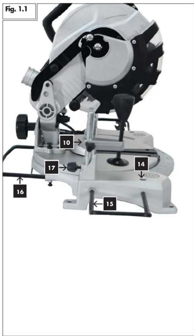 PARKSIDE PKS 1500 A2 - MITRE SAW PKS 1500 A2 - 10