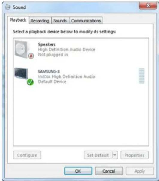 SAMSUNG SPM250S - 2-11-2. Configuration des paramètres audio de votre PC - 3