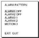 SAMSUNG SCC643AP - ALARM PATTERN - 1