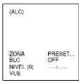 SAMSUNG SCC643AP - BLC (Submenu del menu ALC/MANU) - 3