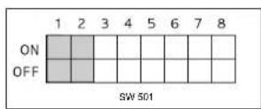 SAMSUNG SCC643AP - Ajuste de la terminación RS-422/RS-485 - 1