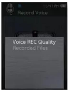 SAMSUNG YPQ2AB - Réglage de la qualité de l'enregistrement vocal - 1