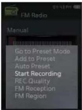 SAMSUNG YPQ2AB - Enregistrer un programme FM - 2