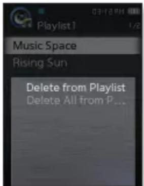SAMSUNG YPQ2AB - Suppression d'un fi chier de la liste de lecture - 2