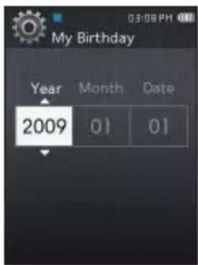 SAMSUNG YPQ2AB - Réglage Mon anniversaire - 2
