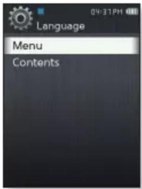 SAMSUNG YPQ2AB - Options de réglage de la langue - 1