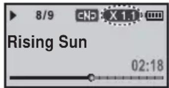 SAMSUNG YPU4AB - Pour utiliser le bouton de vitesse de lecture - 1