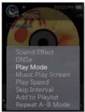 SAMSUNG YPQ2CB - Options du mode de lecture - 1
