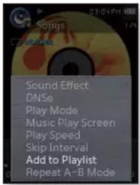 SAMSUNG YPQ2CB - Ajout d'un fi chier à la liste de lecture - 1