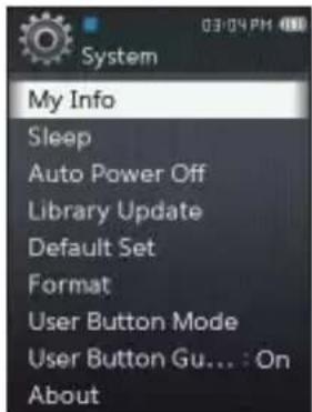 SAMSUNG YPQ2CB - Options de réglage du système - 1