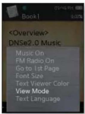 SAMSUNG YPQ2CB - Régler le mode d'affi chage du texte - 1