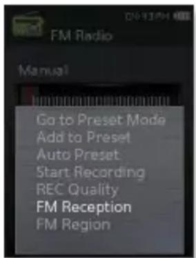 SAMSUNG YPQ2CB - Réglage de la réception FM - 1