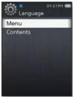 SAMSUNG YPQ2CB - Options de réglage de la langue - 1