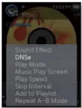 SAMSUNG YPQ2CB - Régler la fonction Digital Natural Sound engine (DNSe) - 1