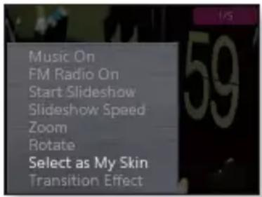 SAMSUNG YPQ2CB - Sélectionner une image comme fond d'écran - 1