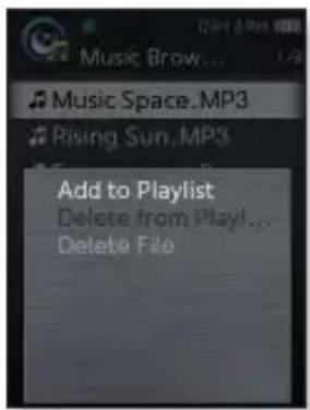 SAMSUNG YPQ2CB - Ajout d'un fi chier à la liste de lecture - 2