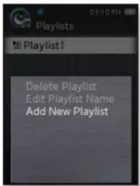 SAMSUNG YPQ2CB - Ajout d'une nouvelle liste de lecture - 3