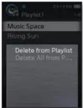 SAMSUNG YPQ2CB - Suppression d'un fi chier de la liste de lecture - 2
