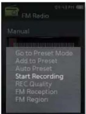 SAMSUNG YPQ2CB - Enregistrer un programme FM - 2