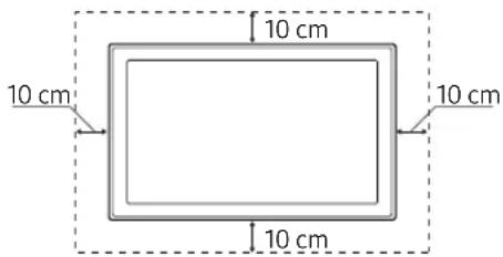 SAMSUNG UE49MU7045T - Providing proper ventilation for your TV - 2