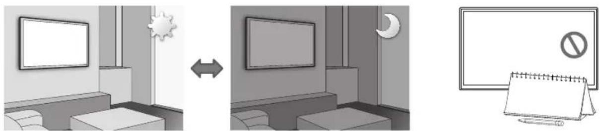 SAMSUNG UE55MU7045T - Ekosensor och skärmljusstyrka - 1