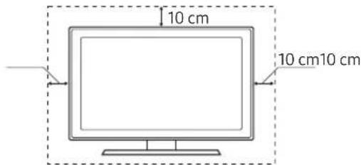 SAMSUNG UE55MU6475U - Ausreichende Belüftung Ihres Geräts - 1