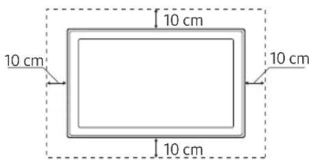 SAMSUNG UE75MU8005T - Ventilation adaptée de votre téléviseur - 2