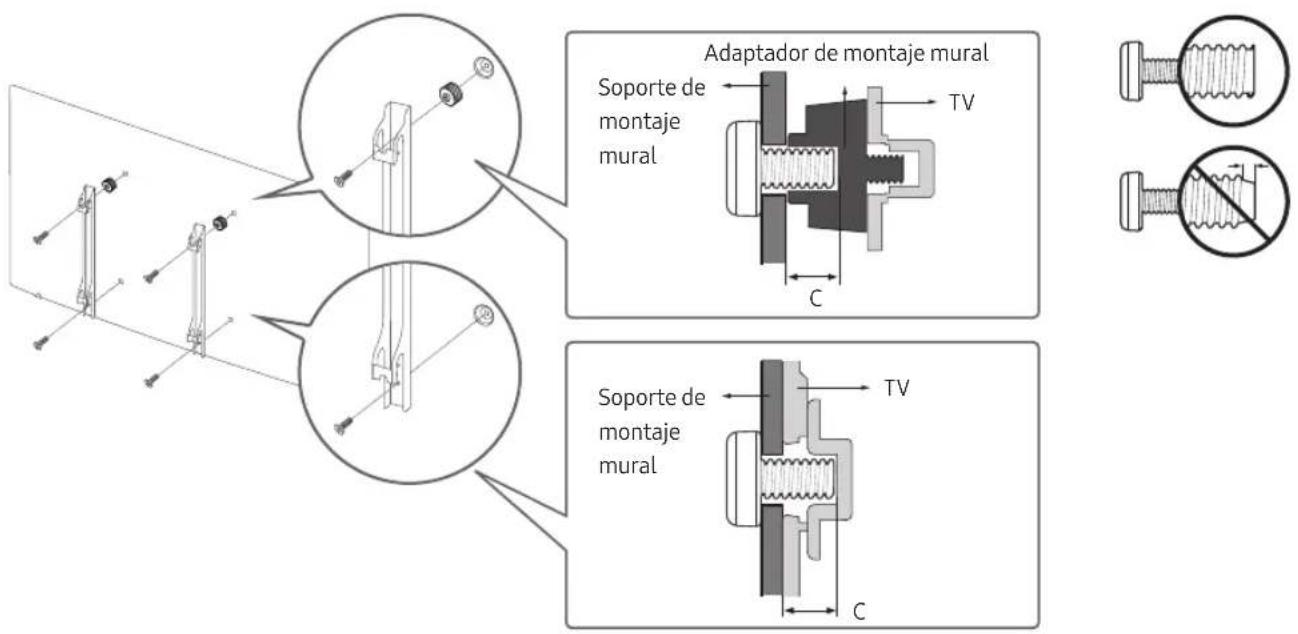 SAMSUNG UE75MU8005T - Instalación del teovisor en una pared - 2