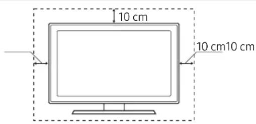 SAMSUNG UE75MU8005T - Providing proper ventilation for your TV - 1