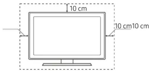 SAMSUNG UE75MU8005T - Tillhandahalla fullgod ventilation for din TV - 1