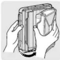 SAMSUNG SC7375 - - EMPTYING THE CASSETTE FILTER - 7