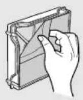 SAMSUNG SC7375 - - EMPTYING THE CASSETTE FILTER - 6