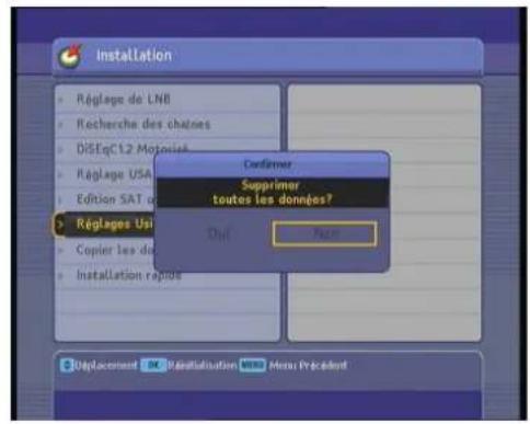Lenson LD 9010 - Réglages usine : Revenir à la configuration d'usine - 2