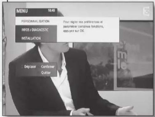 Lenson LD 8000 - Menu du terminal - 1