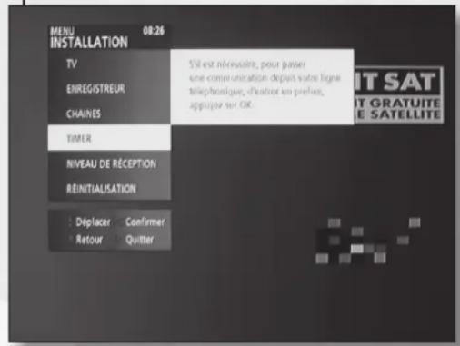 Lenson LD 8000 - Fonction TIMER - 1
