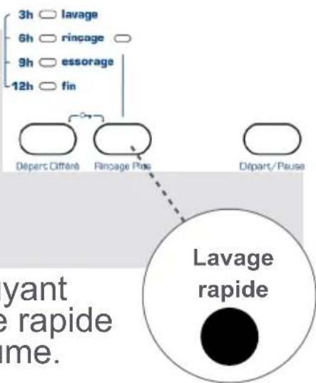Wellington WLF1005 - 8- Lavage rapide (\*) - 1